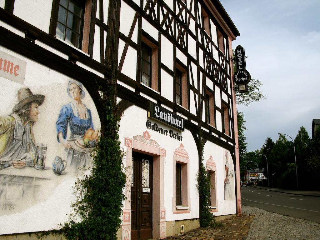 Landhotel Goldener Becher Limabach - Oberfrohna Exterior foto